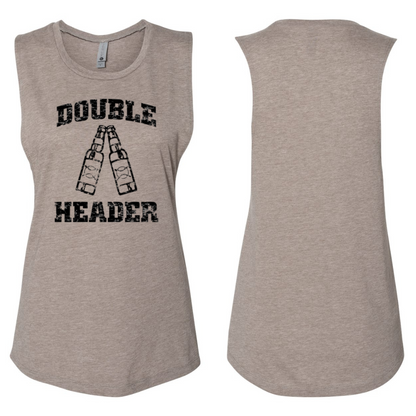 Double Header Graphic Tank