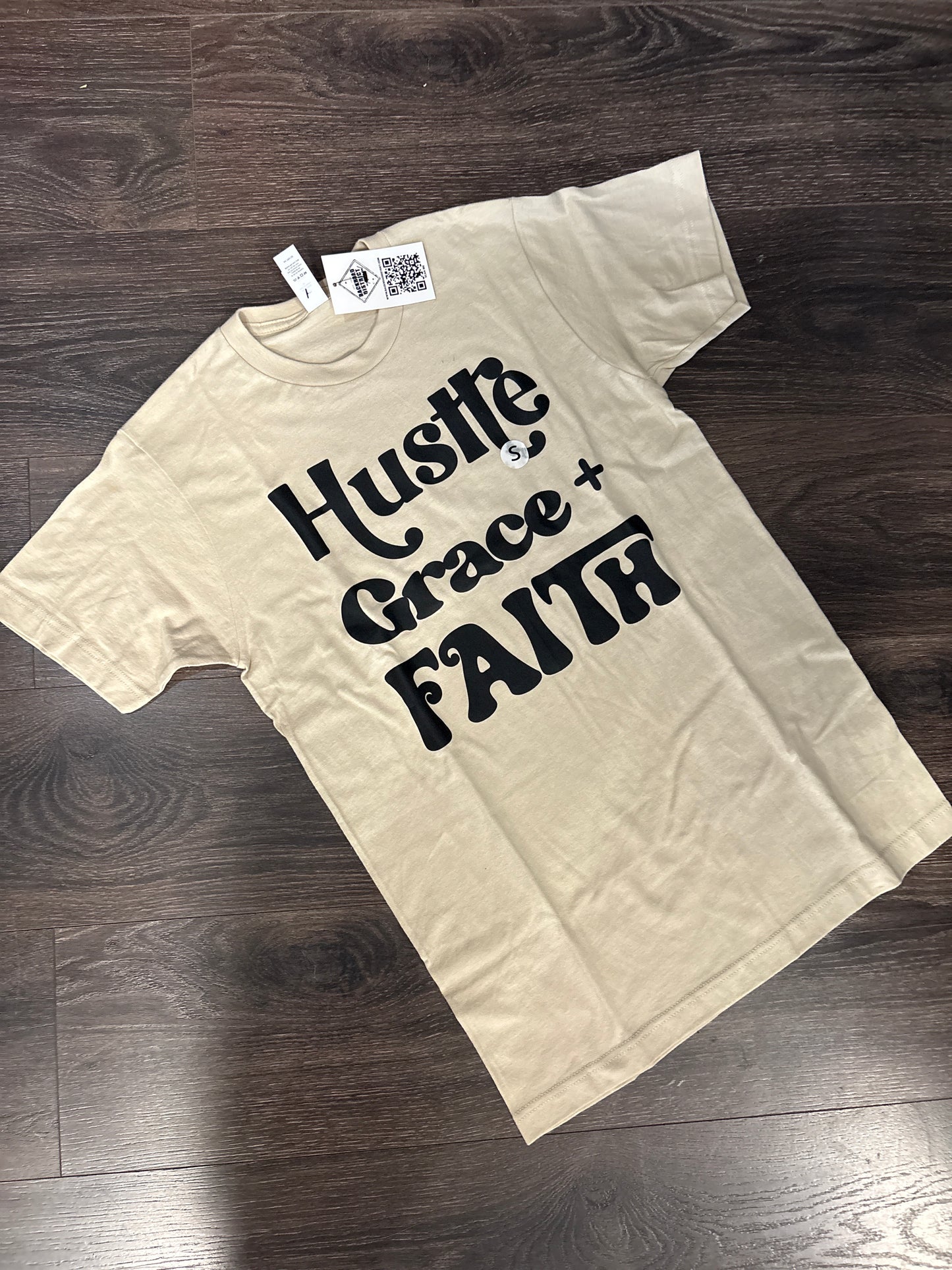 Hustle Grace Faith Graphic Tee