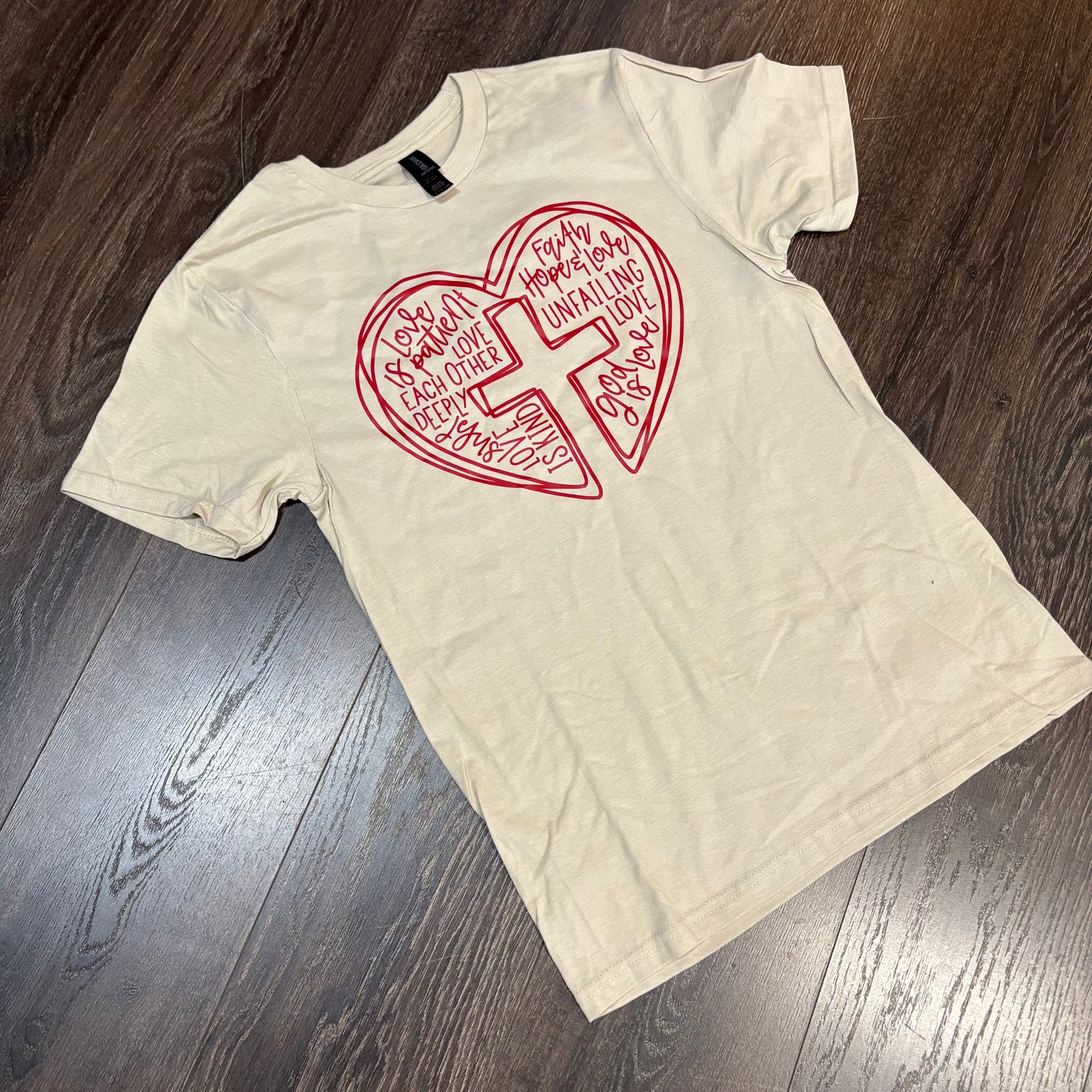 Heart Typography Graphic Tee