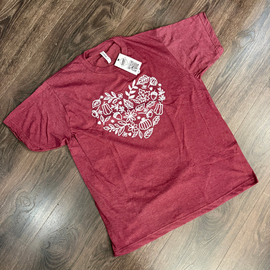 Fall Typography Heart