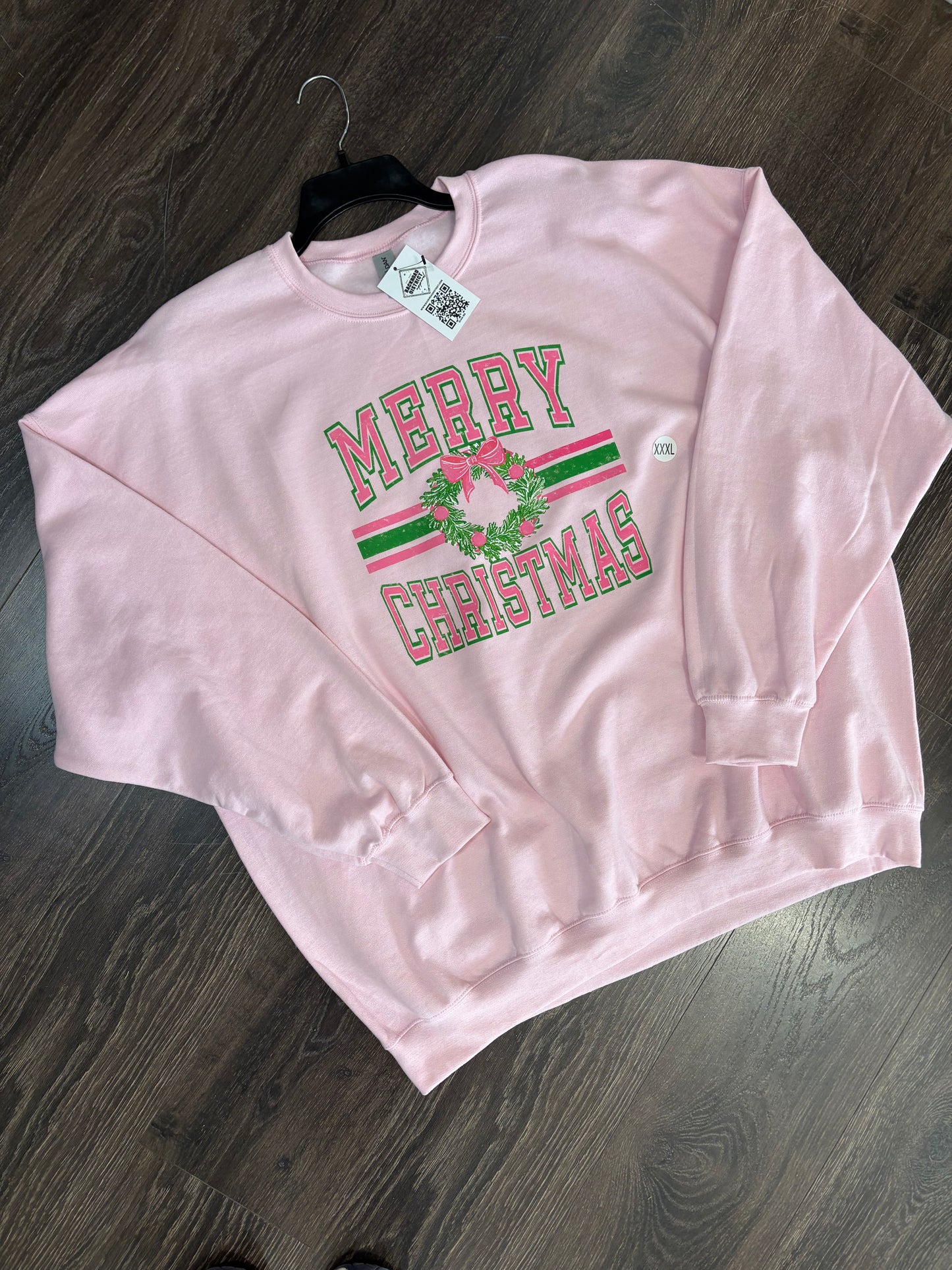 Merry Christmas Graphic Crewneck - Last One - Size 3XL