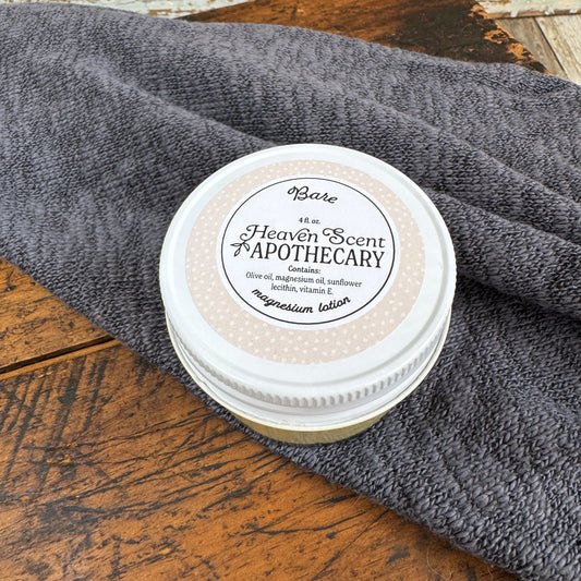 Bare Magnesium Lotion | Heaven Scent Apothecary | The Corner Collective