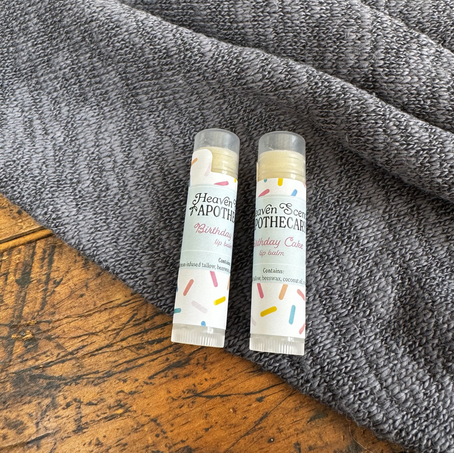 Birthday Cake Tallow Chapstick | Heaven Scent Apothecary | The Corner Collective