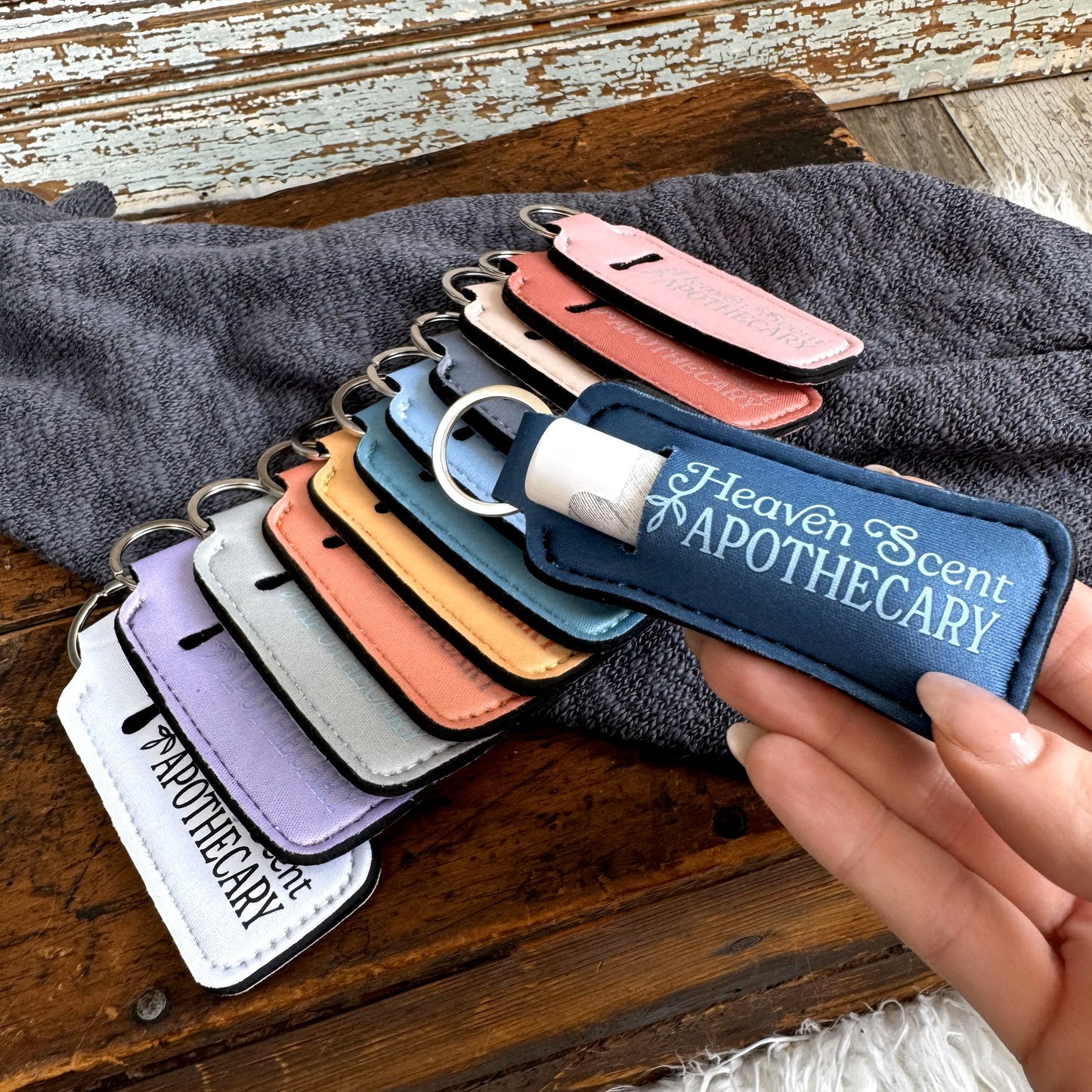 Keychain Chapstick Holder | Heaven Scent Apothecary | The Corner Collective
