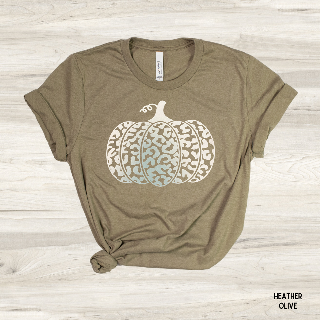 Leopard Pumpkin (White) Graphic Tee