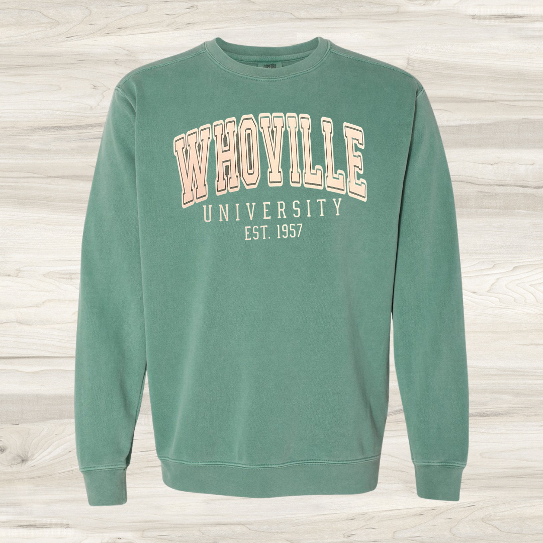 Whoville University Graphic Crewneck - Last One - Size 3XL