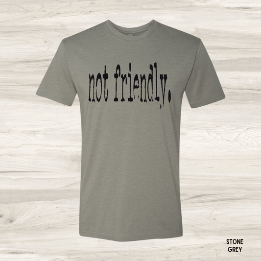 Not Friendly Graphic Tee