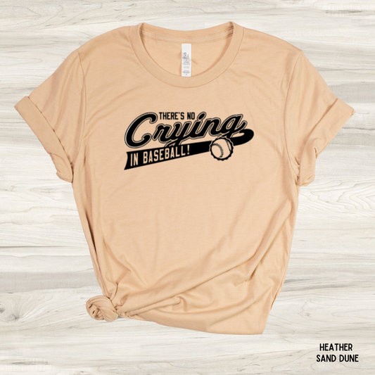 No Crying in Baseball Graphic Tee