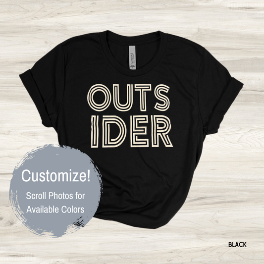***Customize*** Outsider - White Graphic