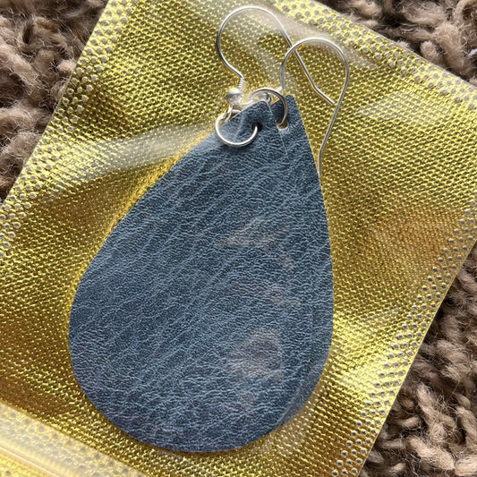 Faux Leather Drop Earrings 9