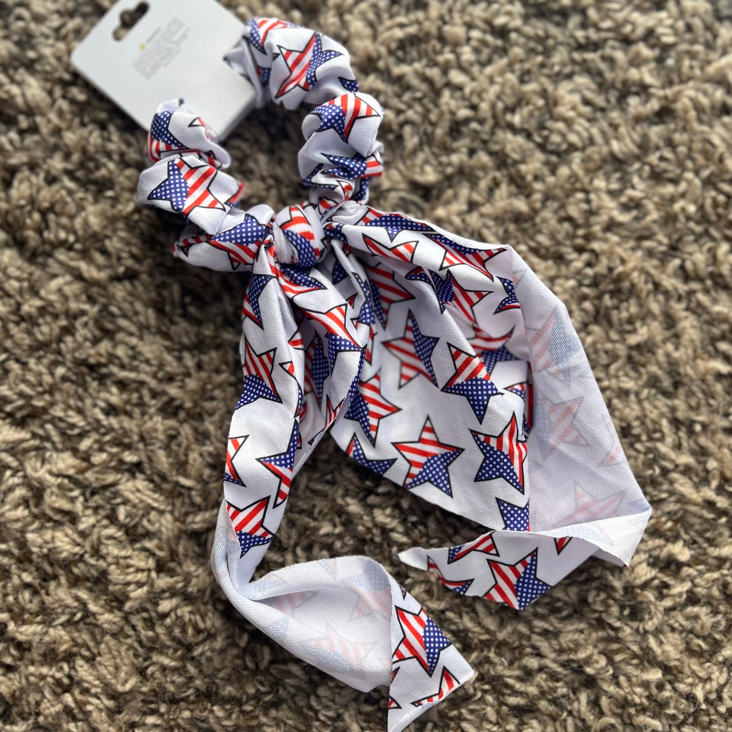 4th of July Ponytail Bow