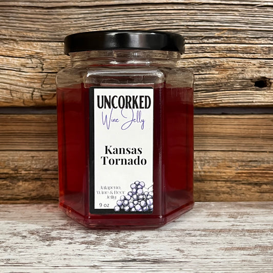 Uncorked Wine Jelly - Kansas Tornado