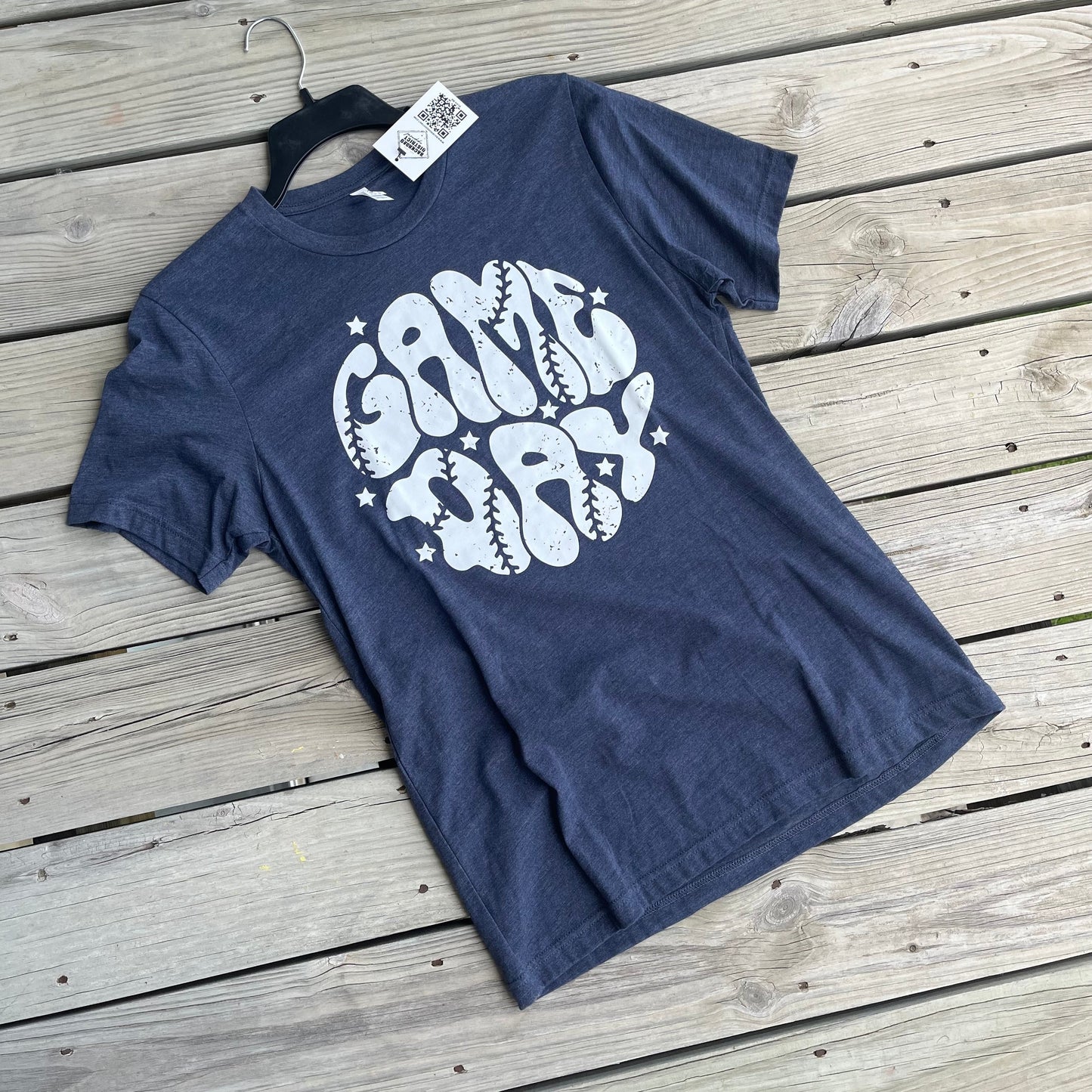 "Game Day" Graphic Tee - Navy