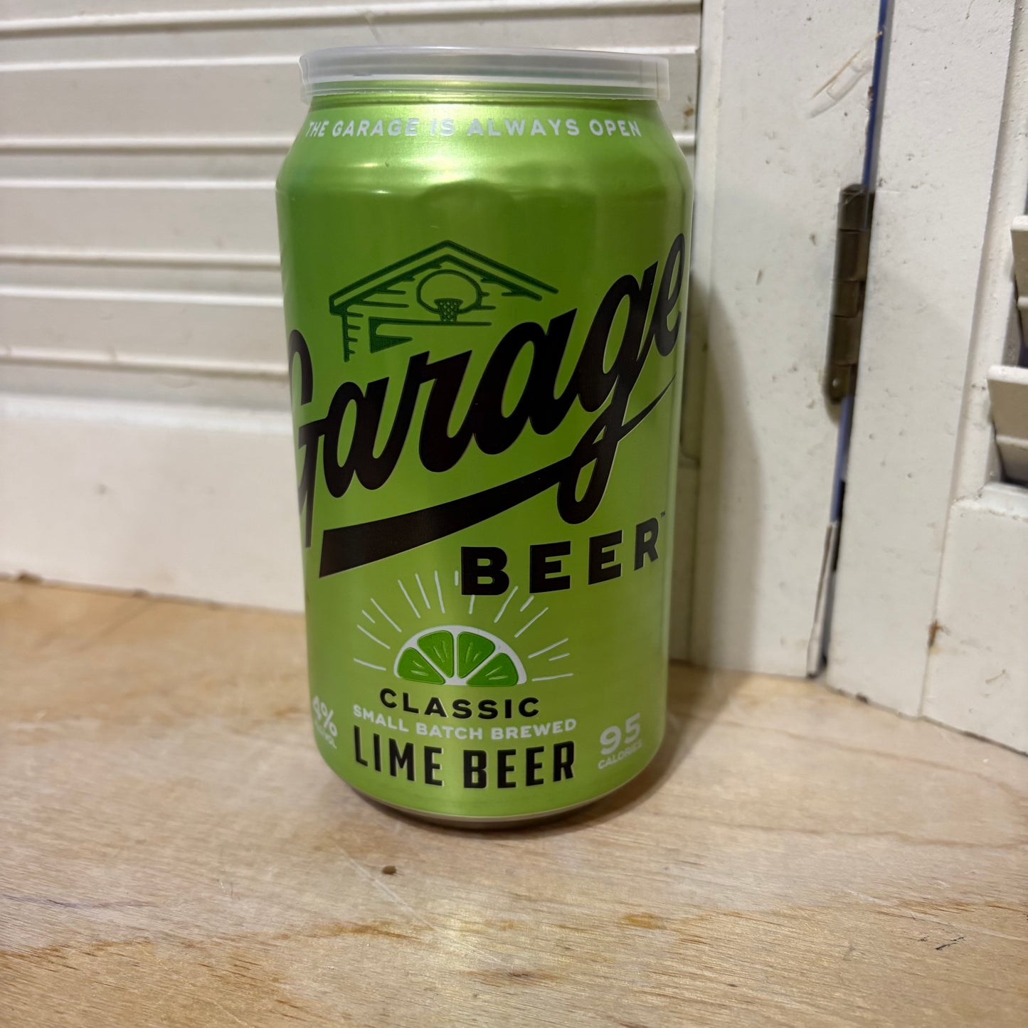 Recycled Can Candle - 12oz Lime Garage Beer