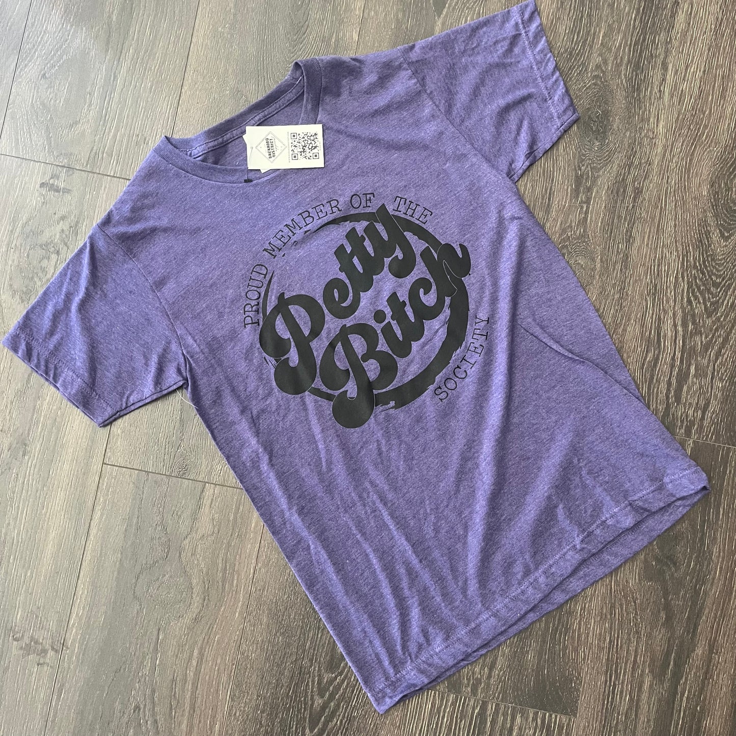 Member of the Petty Bitch Society Graphic Tee - Purple