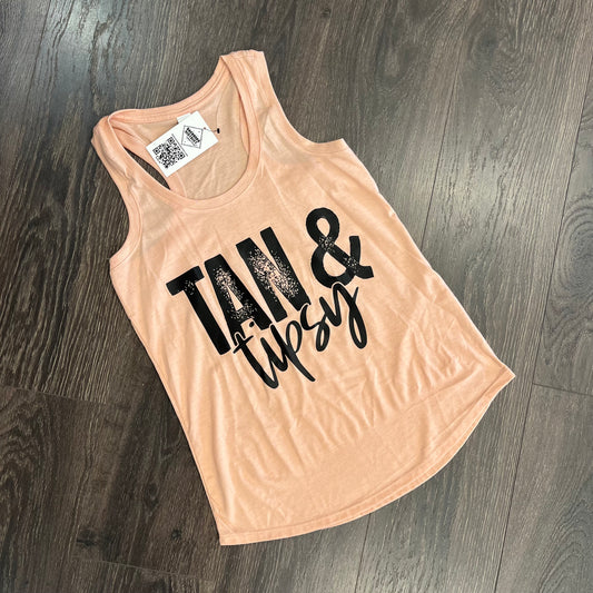 Tan & Tipsy Graphic Tank