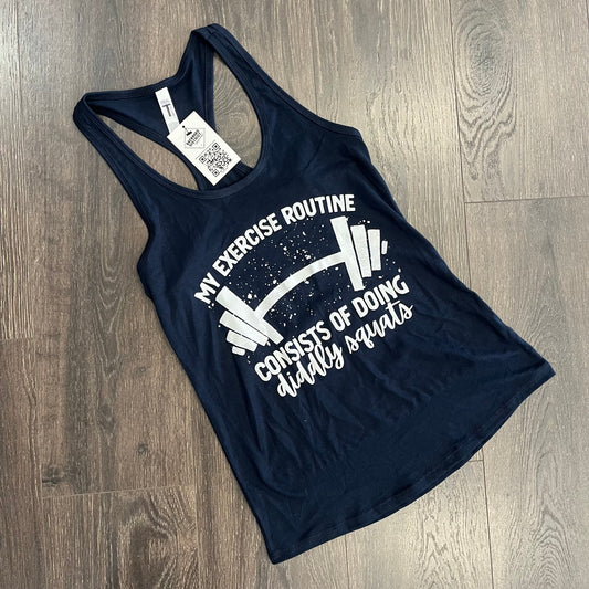 My Exercise Routine... Graphic Tank