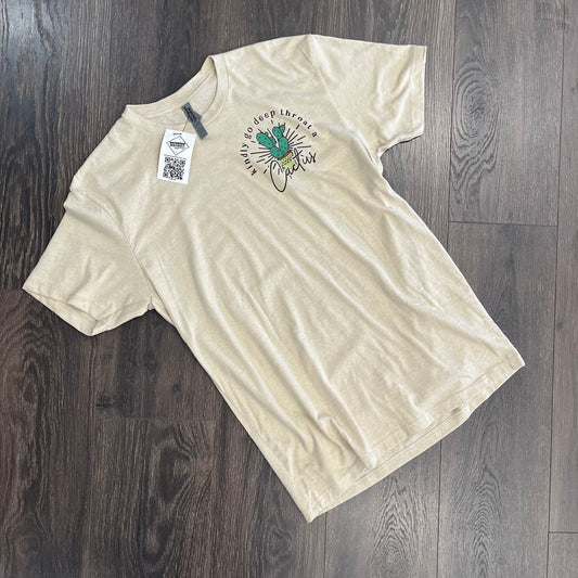 Kindly Go.. Cactus Graphic Tee - Cream