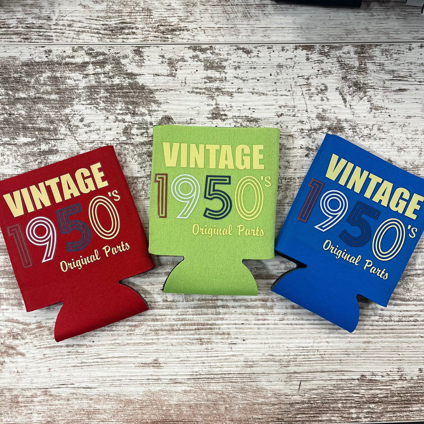 Vintage 1950's Original Parts Koozie