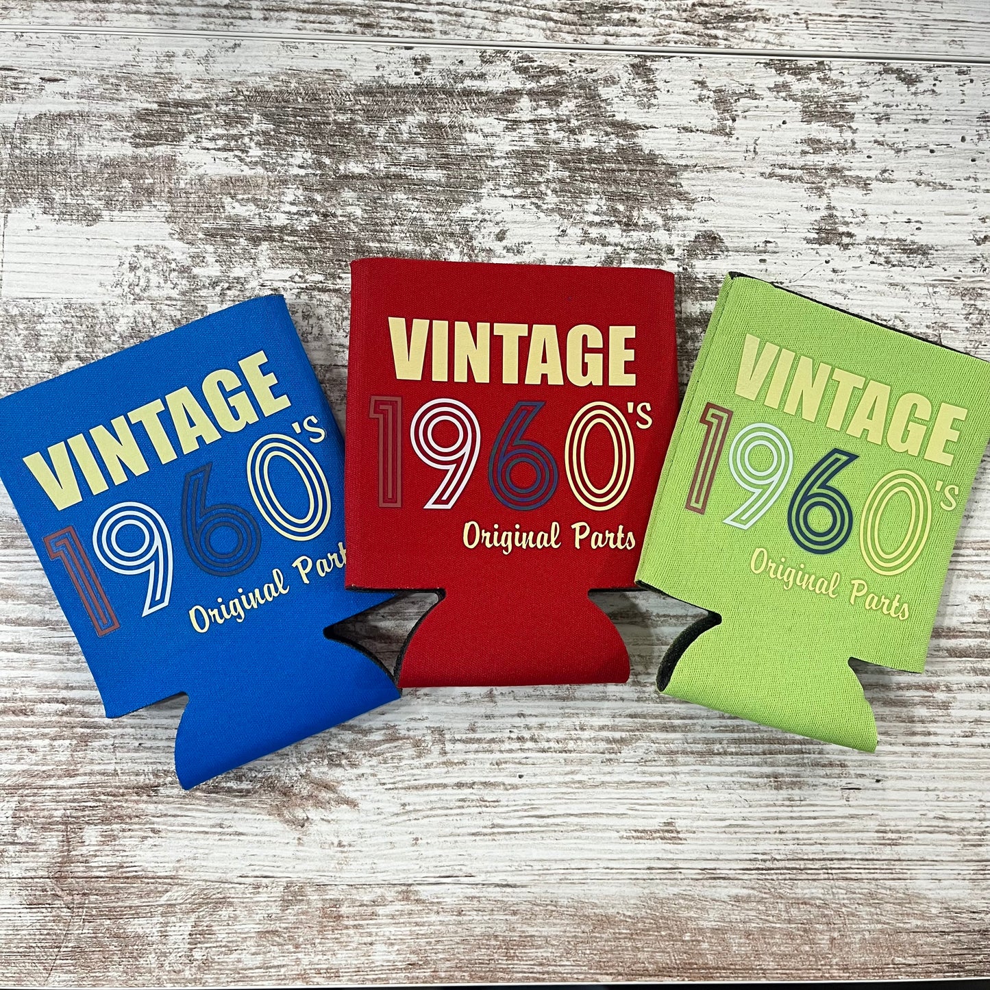 Vintage 1960's Original Parts Koozie