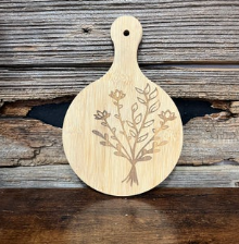 Flower Deco Cutting Board | V's Workshop