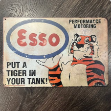 Esso Tiger Tin Sign | Cave + Co.