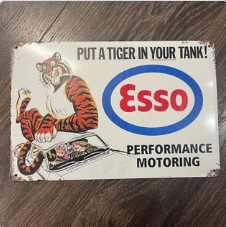 ESSO Tin Sign | Cave + Co.
