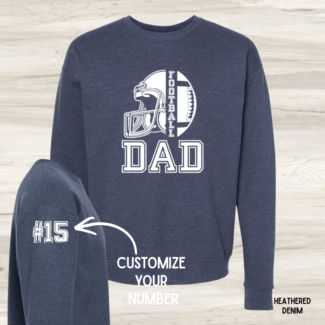Football Dad *Custom Number*