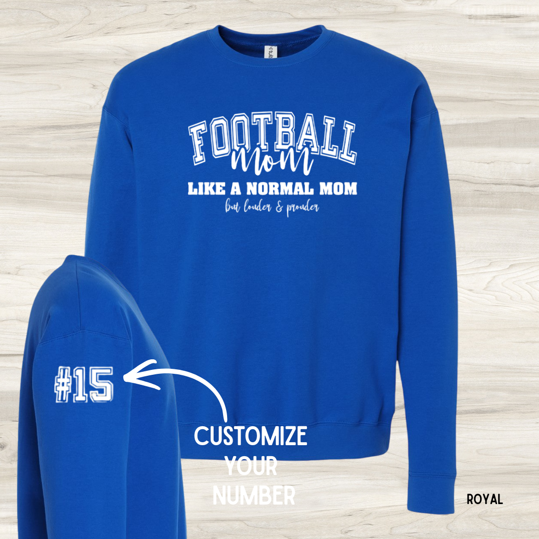Football Mom *Custom Number*