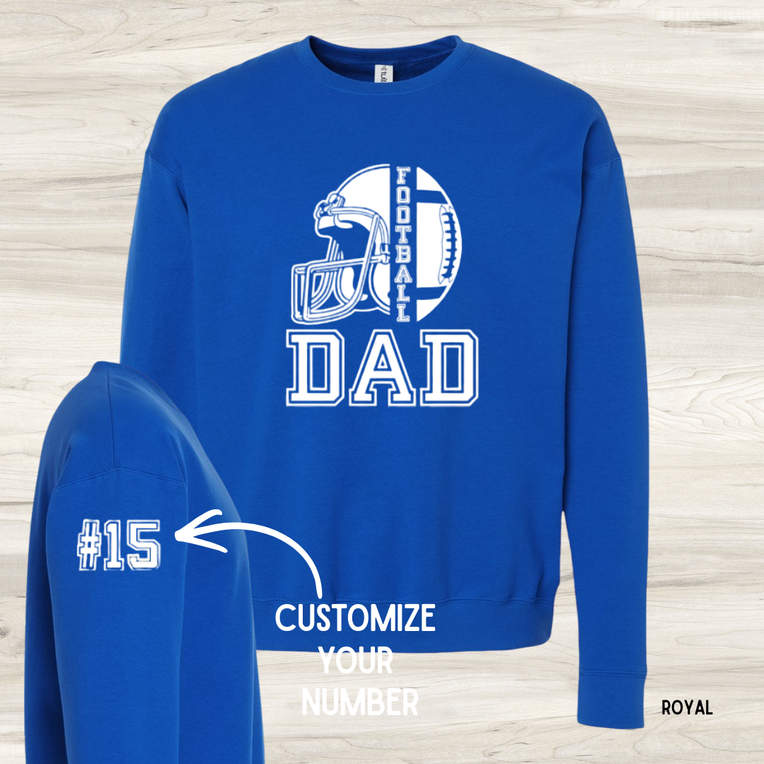 Football Dad *Custom Number*