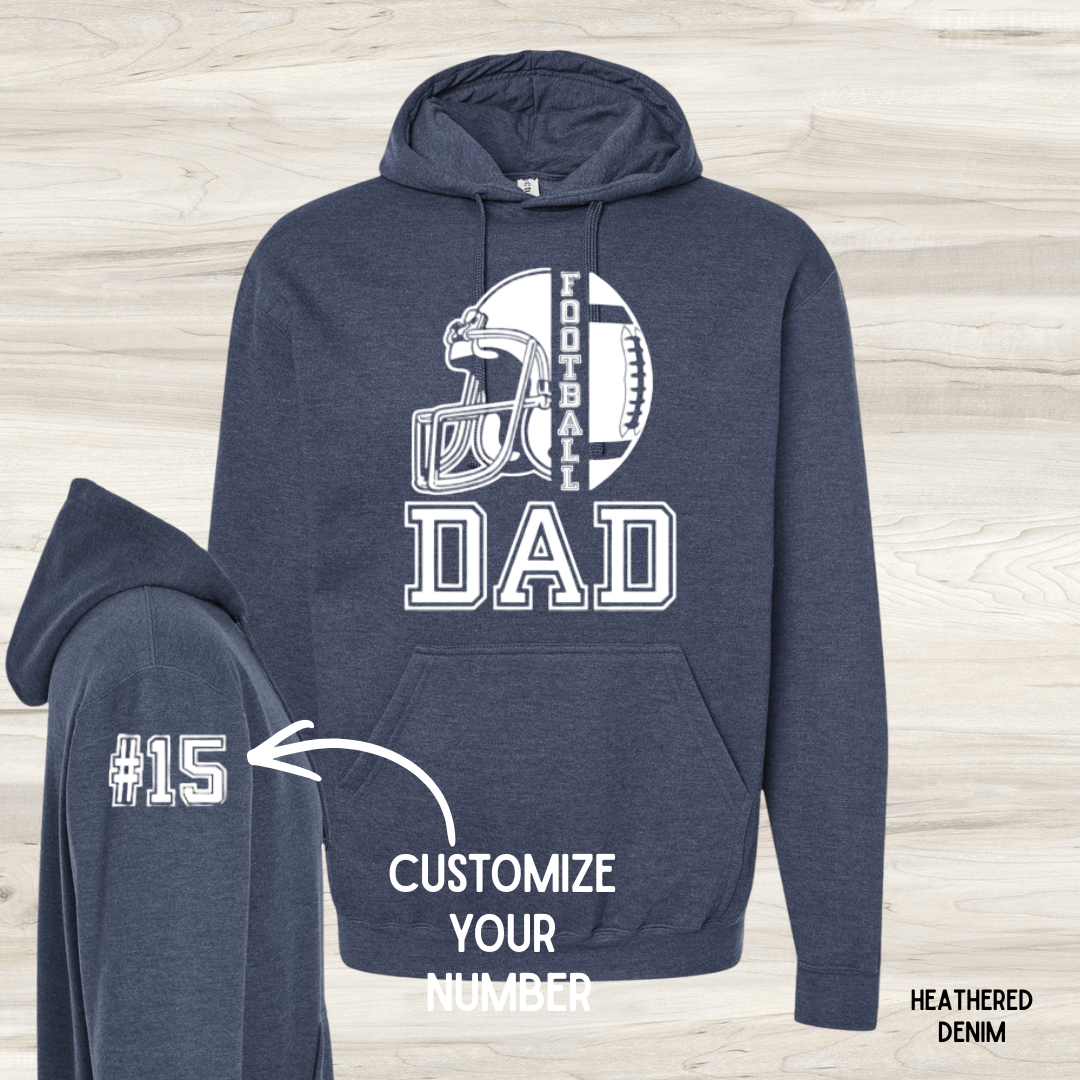 Football Dad *Custom Number*