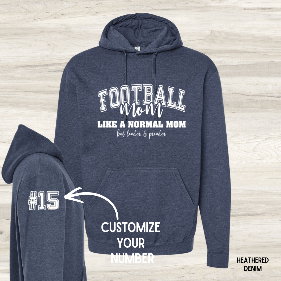 Football Mom *Custom Number*
