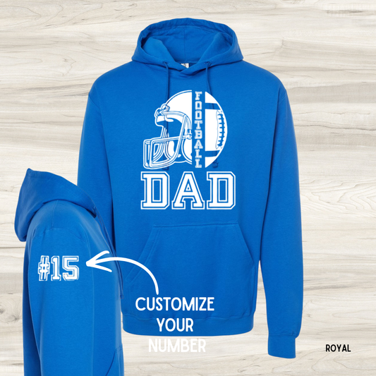 Football Dad *Custom Number*