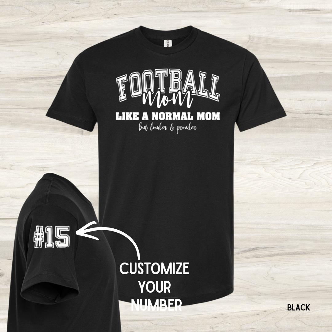 Football Mom *Custom Number*