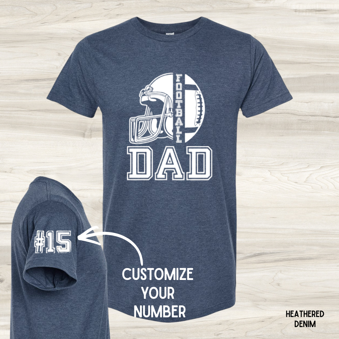 Football Dad *Custom Number*