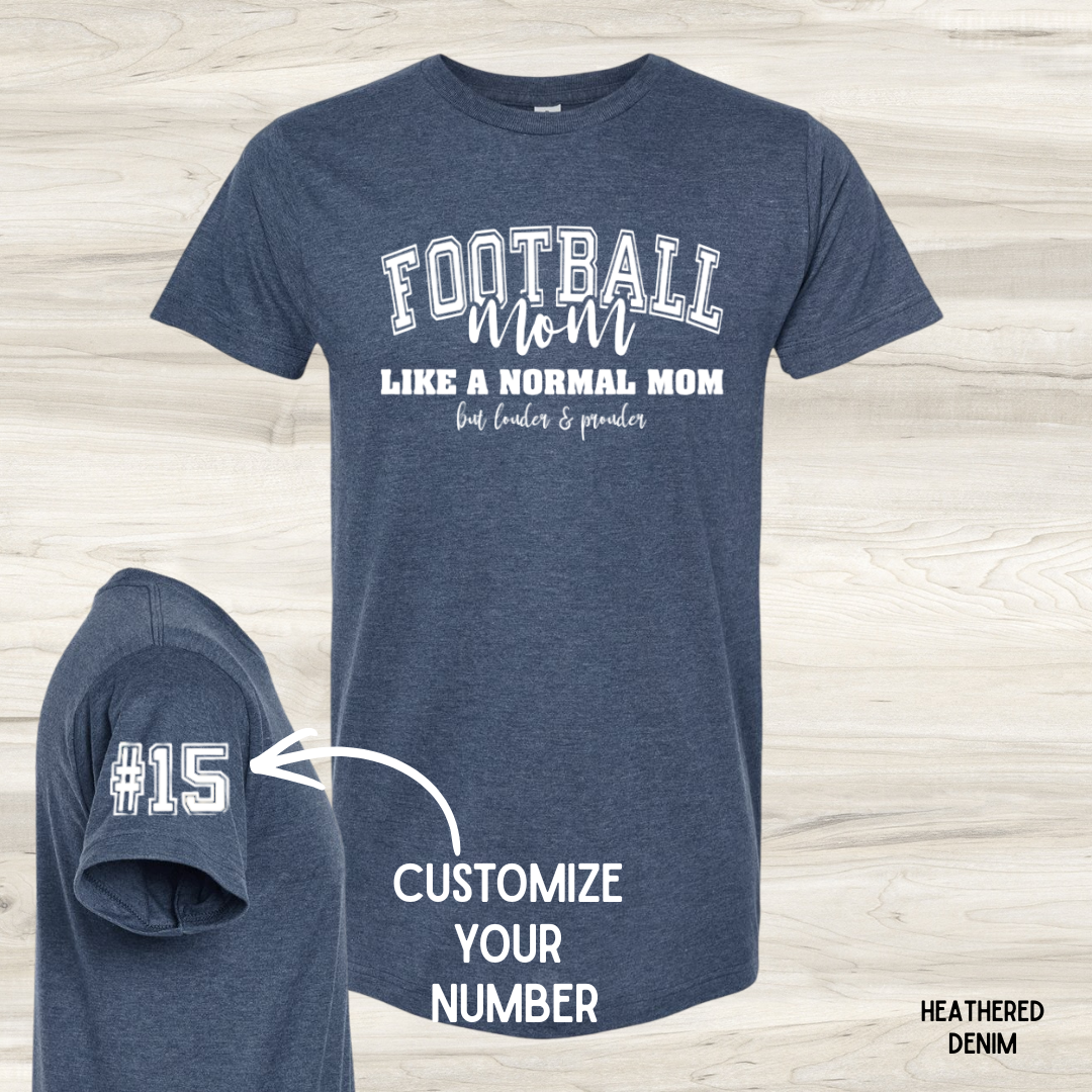 Football Mom *Custom Number*