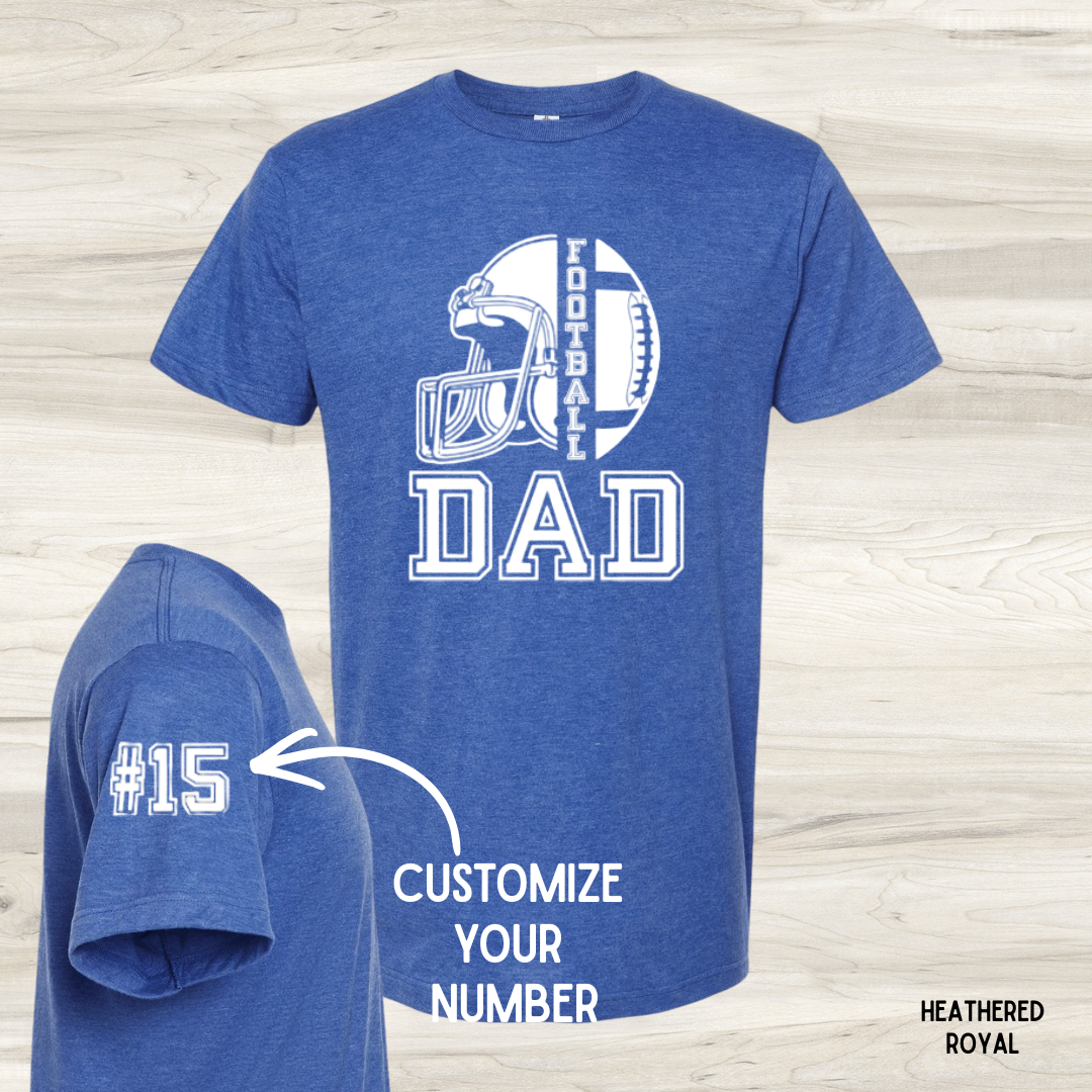 Football Dad *Custom Number*