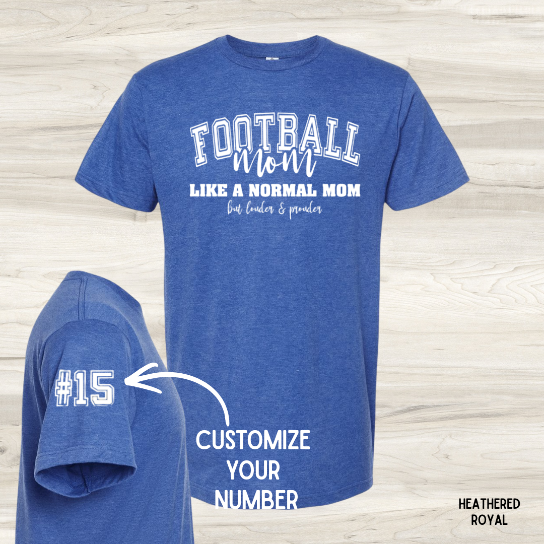 Football Mom *Custom Number*