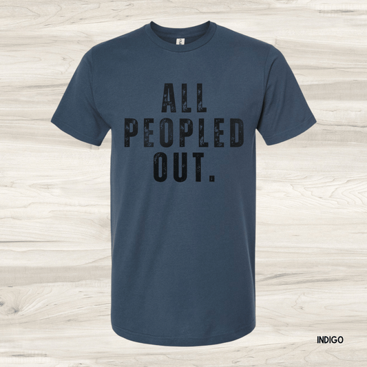All Peopled Out Graphic Tee