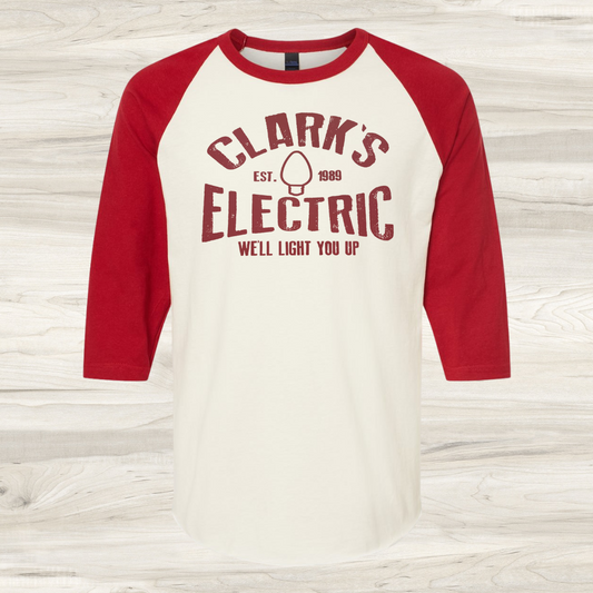 Clark's Electric Graphic Baseball Tee