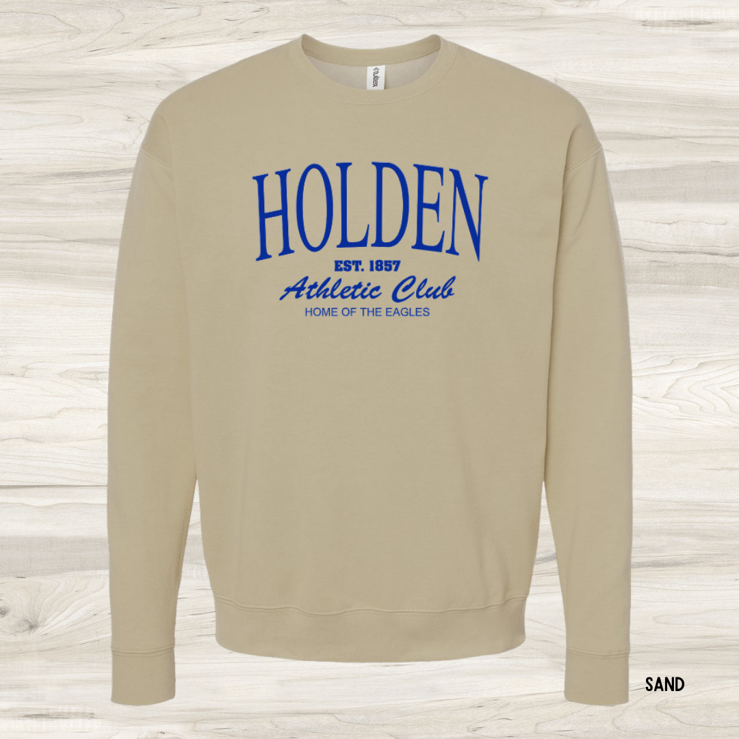 Adult - Holden Athletic Club LS Crew Sweatshirt - Blue Print