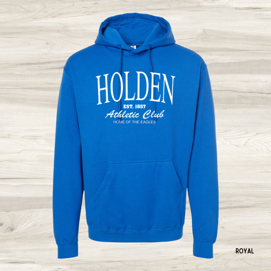 Adult - Holden Athletic Club Hoody - White Print