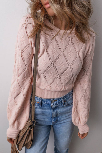 Knit Puff Sleeve Sweater