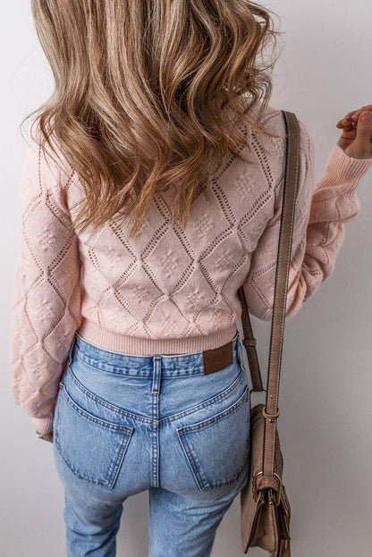 Knit Puff Sleeve Sweater