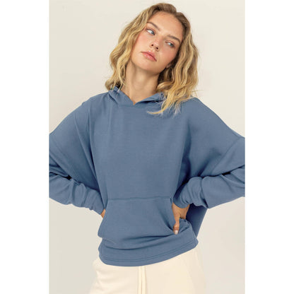 Hooded Pullover With Kangaroo Pocket