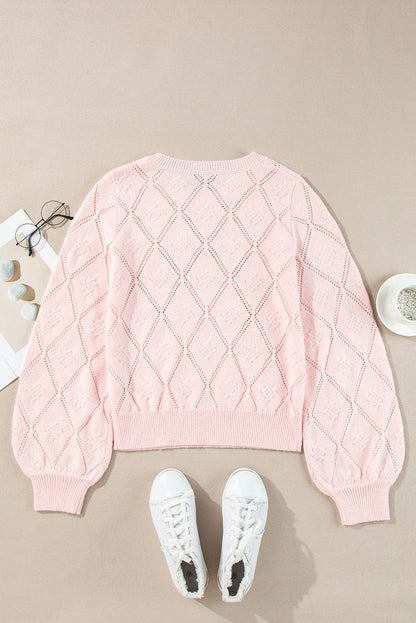 Knit Puff Sleeve Sweater