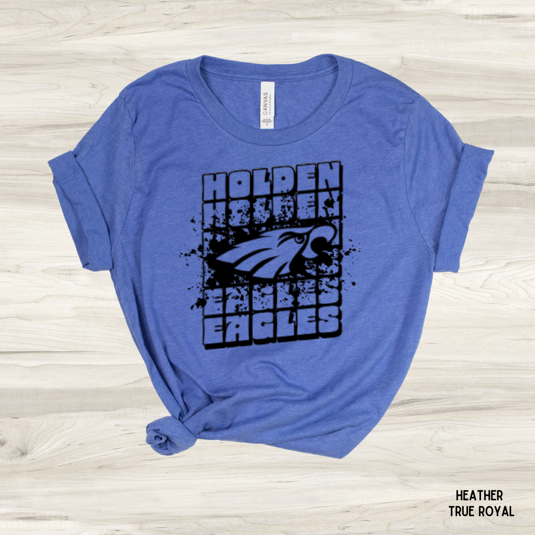 Holden Eagles graphic tee – royal blue unisex t-shirt