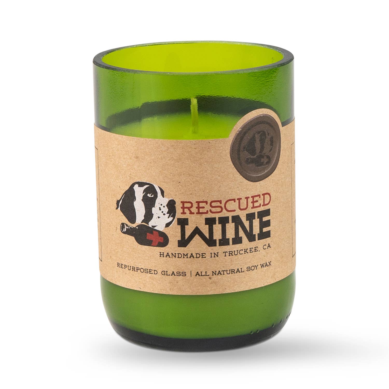 Palm Sangria soy candle by Rescued Wine — 12oz, 80-hour burn time