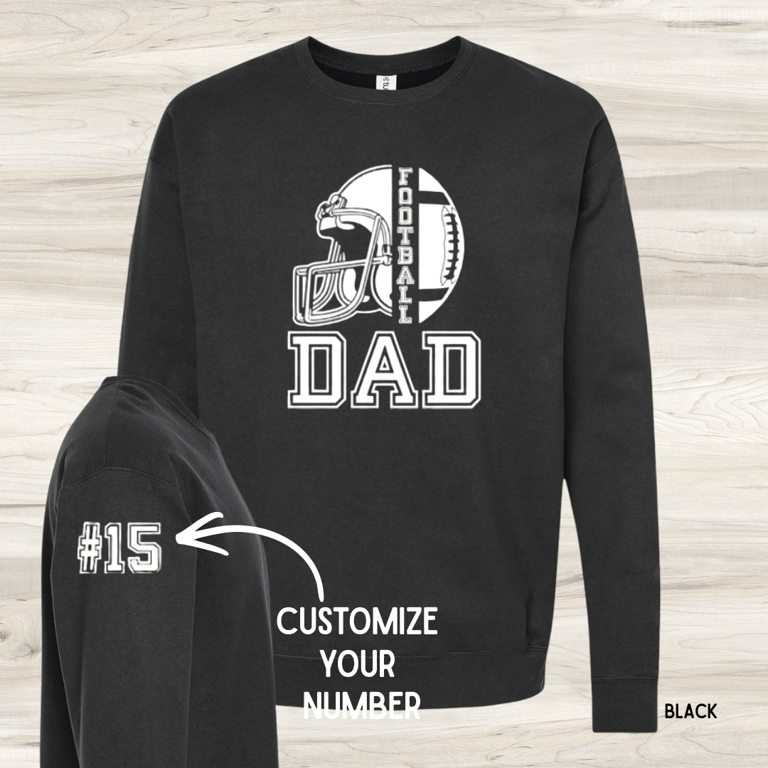 Football Dad *Custom Number*