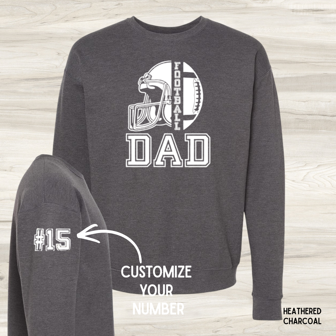 Football Dad *Custom Number*